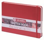 Скетчбук для зарисовок Talens Art Creation 140г/м2 21*14.8см 80л твердая обложка красный пейзаж